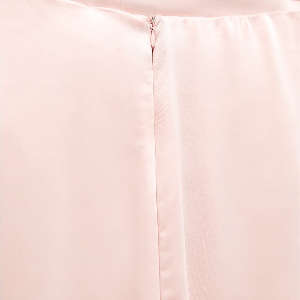 Zara STRAPLESS SATIN EFFECT JUMPSUIT. Pale Pink. Sizes XS, M, L. New with Tags. - Picture 9 of 10